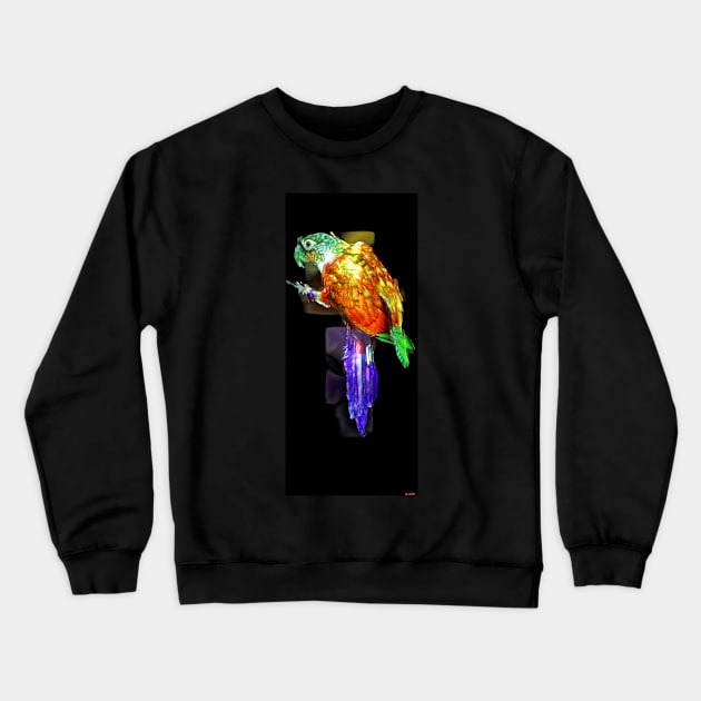 Parrot Mosaic Crewneck Sweatshirt by danieljanda